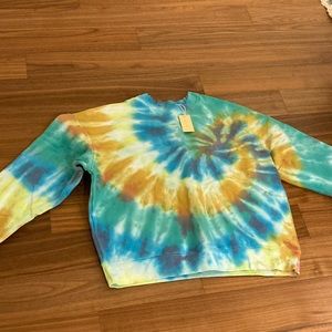 Mnml tie dye sweatshirt